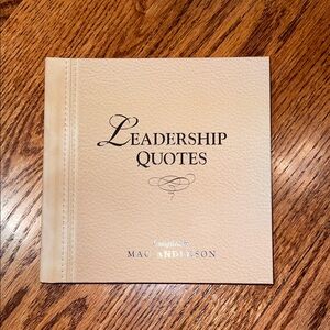 Leadership Quotes Book - Tan